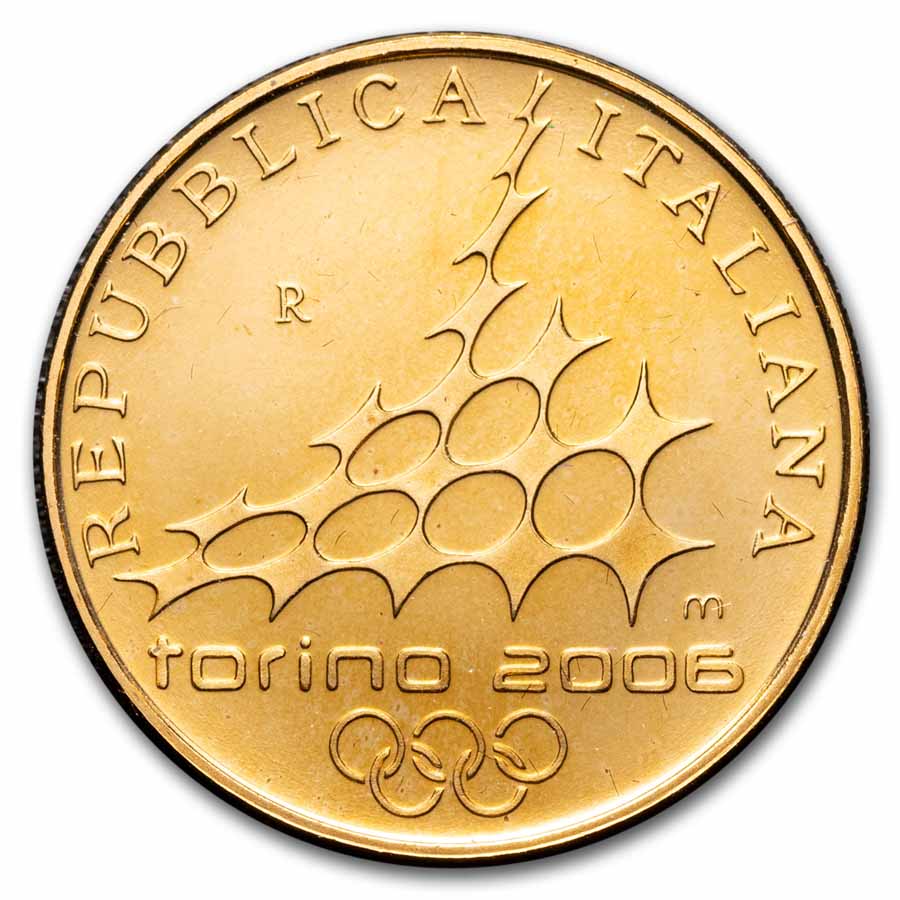 2005 Italy Proof Gold 20 Euros Olympics - Torino Madama Palace | eBay